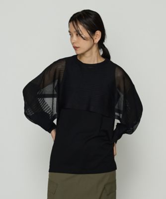＜β (Women)＞リブバリエ　ショートニットプルオーバー（７７０２ＩＭ０１）