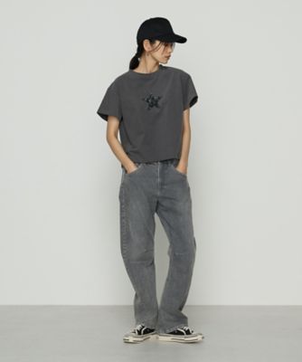 ストレッチグレー デニムパンツ（7702PM04） | β (Women