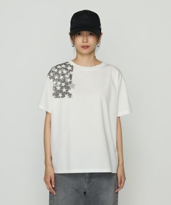 星柄プリント Tシャツ（7702TM02） | β (Women)/ベータ