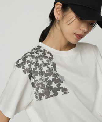 星柄プリント Tシャツ（7702TM02） | β (Women)/ベータ