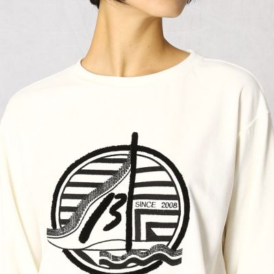 コンパクトベロアヨット刺繍プルオーバー（７７０２ＴＳ０１）