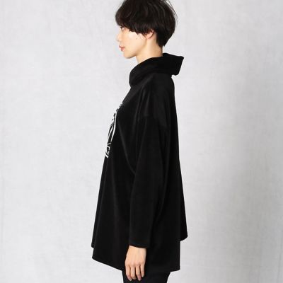 コンパクトベロアアシンメトリープルオーバー（７７０２ＴＳ０２）