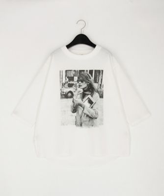 ＜β (Women)＞レディフォプリント　Ｔブラウス（７７０３ＢＭ０１）