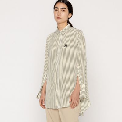 ＜β (Women)＞デシンストライプ　シャツ（７７０３ＨＧ０６）