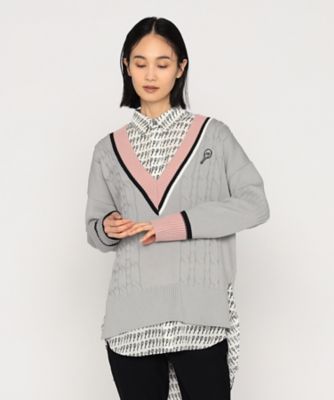 NOBLE 薄紫 Vネックニット Amazon.co.jp: 秋春 V ネック長袖女性セーター無地ニット