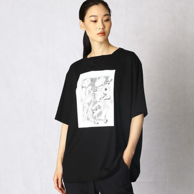 ＜β (Women)＞４コマネコＴシャツ（７７０３ＴＲ０２）