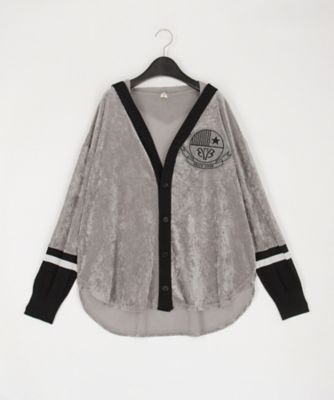 ＜β (Women)＞シアーフロッキー　フードカーディガン（７７０３ＶＭ０４）