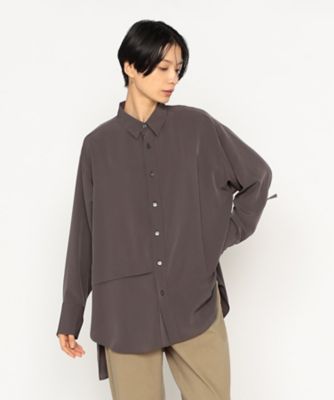 ＜β (Women)＞デシンオーバーサイズ　シャツ（７７０４ＨＭ０５）