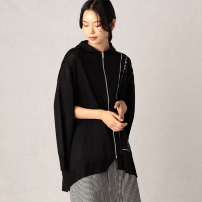 ＜β (Women)＞トロンプルイユ　ニットパーカ（７７０４ＩＥ０４）