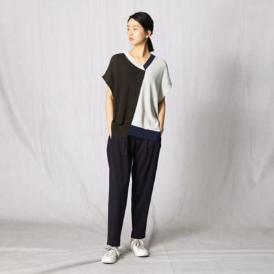 配色　ニットベスト（７７０４ＩＹ１０）