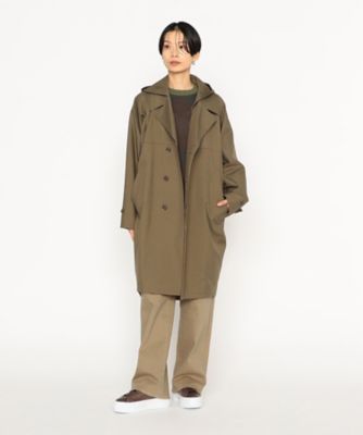 ガンクラブチェック フード付きコート（7704MM01） | β (Women