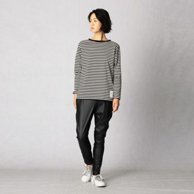 シルケット天竺　ボーダー　Ｔシャツ（７７０４ＴＷ１７）