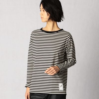 シルケット天竺　ボーダー　Ｔシャツ（７７０４ＴＷ１７）