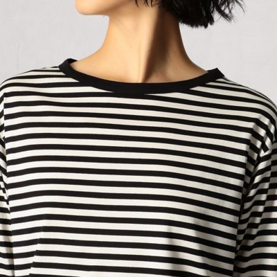 シルケット天竺　ボーダー　Ｔシャツ（７７０４ＴＷ１７）