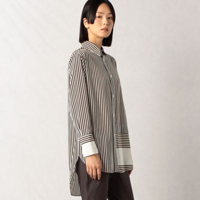 ＜β (Women)＞デシンストライプ　シャツ（７７０５ＨＥ０７）