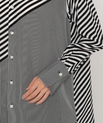 パネルストライプ　シャツ（７７０５ＨＫ０４）