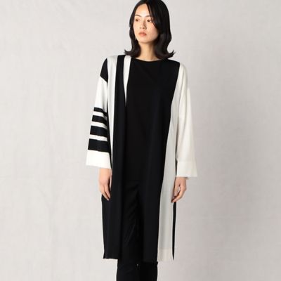 ＜β (Women)＞モノトーン　ロングカーディガン（７７０５ＩＣ１５）