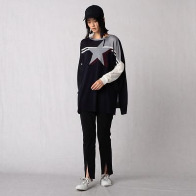 ポリエステルストレッチ　スリット入りパンツ（７７０５ＰＡ１３）