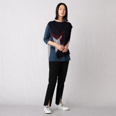ポリエステルストレッチ　スリット入りパンツ（７７０５ＰＡ１３）