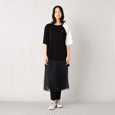 トリアセテートドライポンチバイカラー　スリーブＴシャツ（７７０５ＴＣ１０）