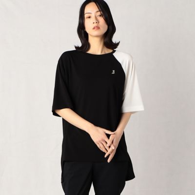 トリアセテートドライポンチバイカラー　スリーブＴシャツ（７７０５ＴＣ１０）