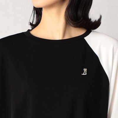 トリアセテートドライポンチバイカラー　スリーブＴシャツ（７７０５ＴＣ１０）