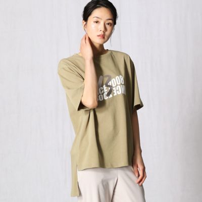 ヴィンテージツイスト天竺ウェーブロゴプリントＴシャツ（７７０５ＴＹ０９）