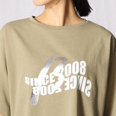 ヴィンテージツイスト天竺ウェーブロゴプリントＴシャツ（７７０５ＴＹ０９）