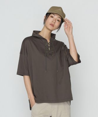 ＜β (Women)＞レースアップ　フーディープルオーバー（７７０６ＥＫ１１）