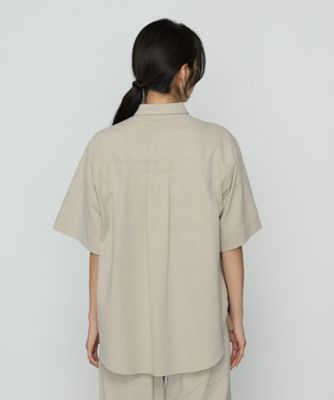 【セットアップ対応】レースアップ半袖シャツ（７７０６ＨＫ０５）