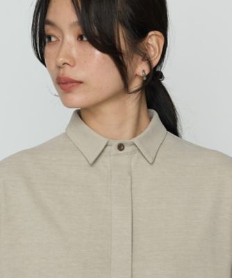 【セットアップ対応】レースアップ半袖シャツ（７７０６ＨＫ０５）
