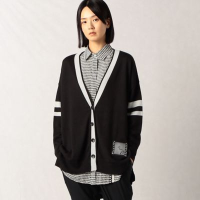 ＜β (Women)＞フィルムワッペン付き　カーディガン（７７０６ＩＥ１２）