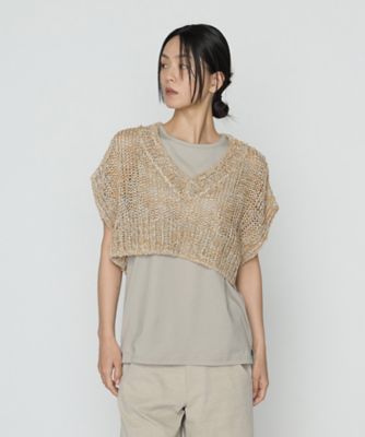 ＜β (Women)＞紙　３ゲージ　ニットベスト（７７０６ＩＫ１１）