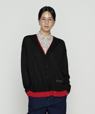 VIA VANDA フード付きブラウンカーディガン VIA VANDA フード付きブラウンカーディガン フード付き