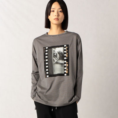 ＜β (Women)＞フィルムプリント　長袖Ｔシャツ（７７０６ＴＥ０５）