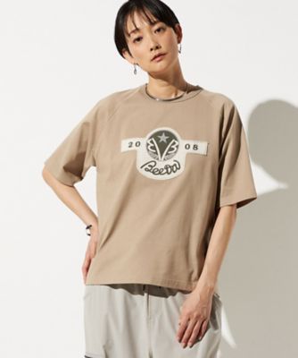 ＜β (Women)＞エンブレムアップリケ　Ｔシャツ（７７０６ＴＯ０５）
