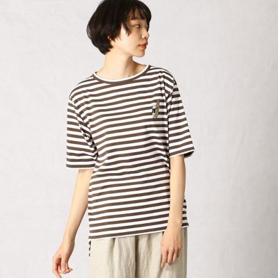 天竺ボーダー　Ｔシャツ（７７０６ＴＴ２０）