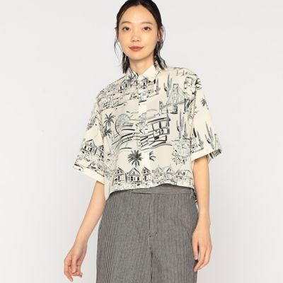 ＜β (Women)＞サンフランシスコプリント　半袖シャツ（７７０７ＨＧ１１）