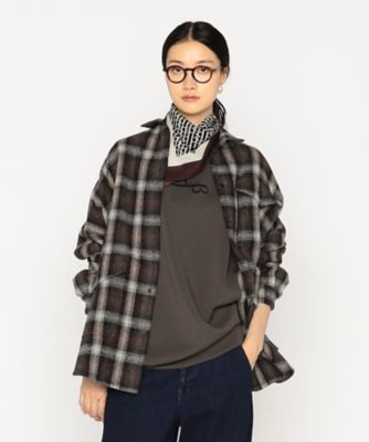 コットンギンガムチェックレギュラーブラウス | BLAMINK (Women