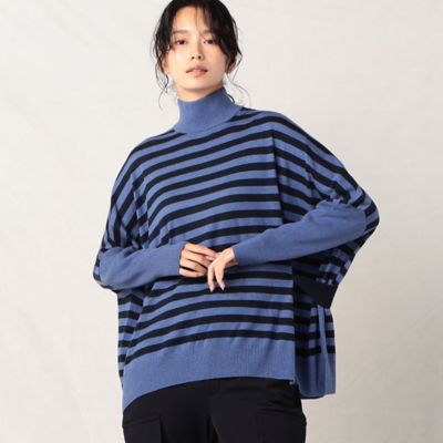 ＜β (Women)＞ボーダービック　ニットプルオーバー（７７０７ＩＥ１４）