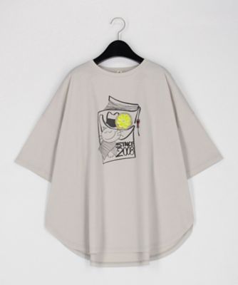 ＜β (Women)＞ブックネコ　プリントＴシャツ（７７０７ＴＫ０５）