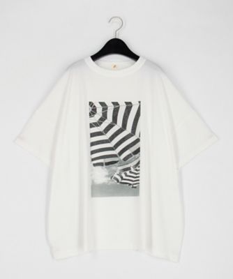 ＜β (Women)＞パラソル　プリントＴシャツ（７７０７ＴＫ０６）