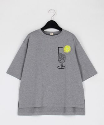 ＜β (Women)＞レモネード　プリントＴシャツ（７７０７ＴＫ０９）