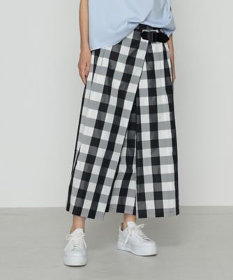 ＜β (Women)＞【セットアップ対応】ギンガムチェック　スカート（７７０９ＦＫ０６）