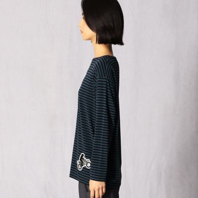 ラグウォーム　ボーダーバイカー　ワッペンＴシャツ（７７０９ＴＷ３９）