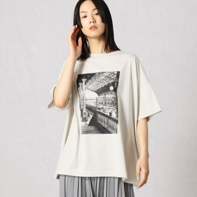 ＜β (Women)＞リバプールステーションプリントＴシャツ（７７０９ＴＹ３６）