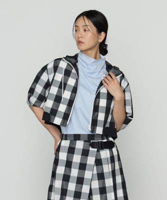 ＜β (Women)＞【セットアップ対応】ギンガムチェック　ショートブルゾン（７７０９ＶＫ０７）