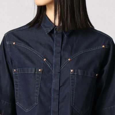 【セットアップ対応】ストレッチデニムシャツ（７７１０ＨＹ１０）