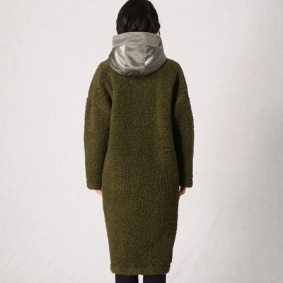 ビッグフェイクボア　ロングパーカ（７７１０ＭＷ０２）