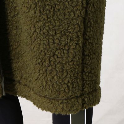 ビッグフェイクボア　ロングパーカ（７７１０ＭＷ０２）